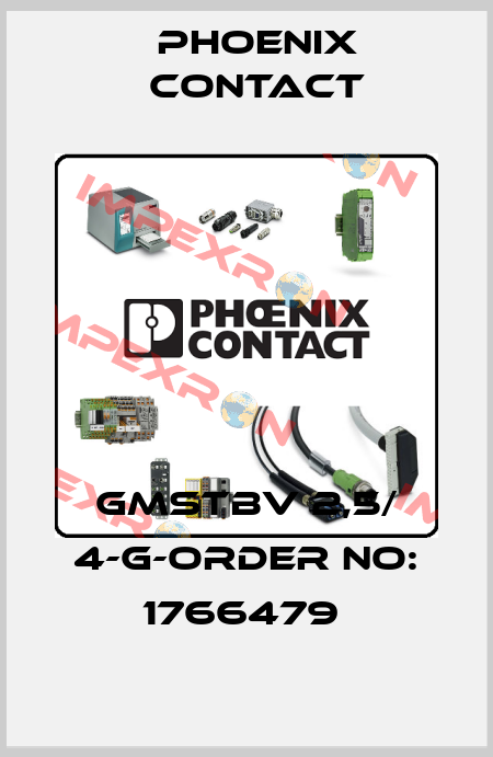 GMSTBV 2,5/ 4-G-ORDER NO: 1766479  Phoenix Contact