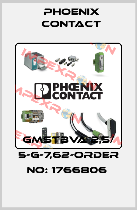 GMSTBVA 2,5/ 5-G-7,62-ORDER NO: 1766806  Phoenix Contact