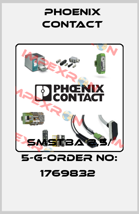 SMSTBA 2,5/ 5-G-ORDER NO: 1769832  Phoenix Contact