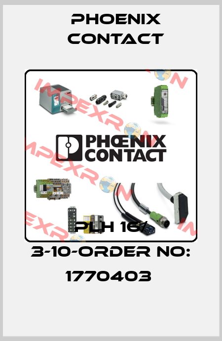 PLH 16/ 3-10-ORDER NO: 1770403  Phoenix Contact
