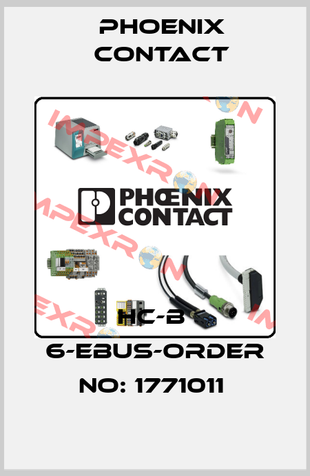 HC-B  6-EBUS-ORDER NO: 1771011  Phoenix Contact
