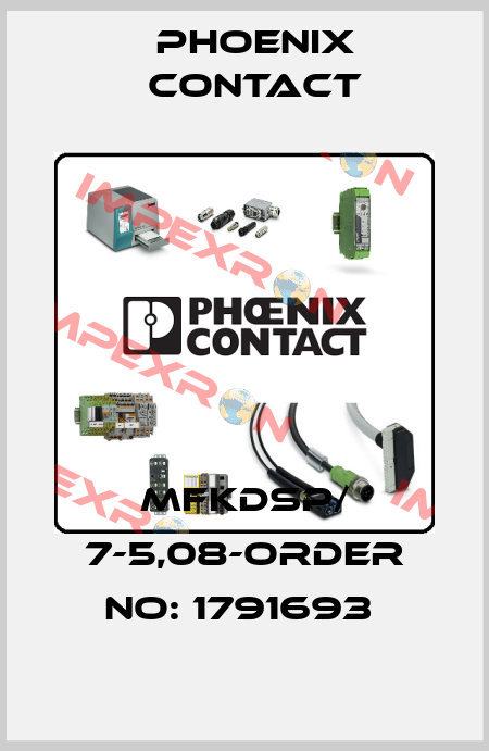 MFKDSP/ 7-5,08-ORDER NO: 1791693  Phoenix Contact