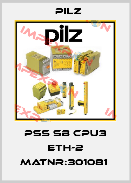 PSS SB CPU3 ETH-2 MatNr:301081  Pilz