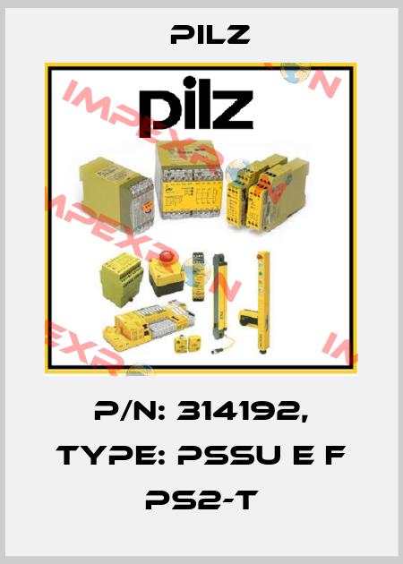 p/n: 314192, Type: PSSu E F PS2-T Pilz