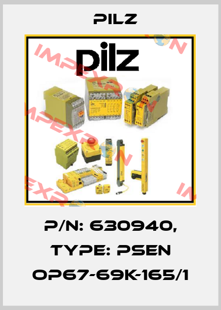 p/n: 630940, Type: PSEN op67-69K-165/1 Pilz