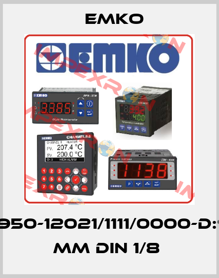 ESM-4950-12021/1111/0000-D:96x48 mm DIN 1/8  EMKO
