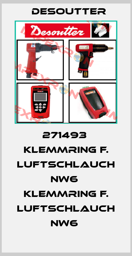 271493  KLEMMRING F. LUFTSCHLAUCH NW6  KLEMMRING F. LUFTSCHLAUCH NW6  Desoutter
