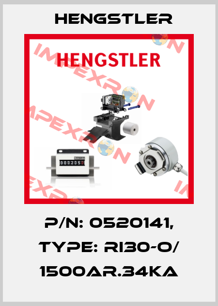 p/n: 0520141, Type: RI30-O/ 1500AR.34KA Hengstler