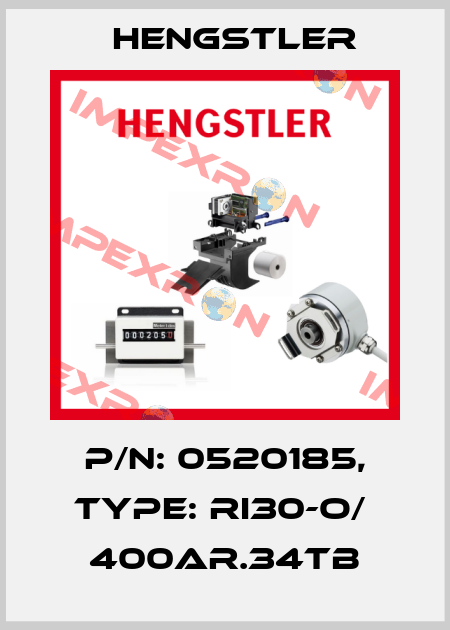 p/n: 0520185, Type: RI30-O/  400AR.34TB Hengstler