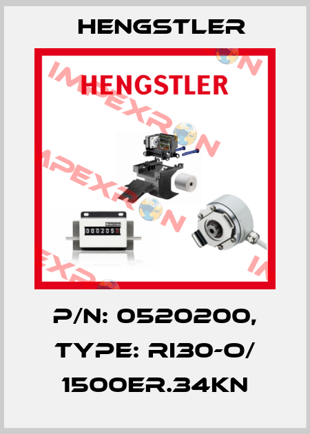 p/n: 0520200, Type: RI30-O/ 1500ER.34KN Hengstler