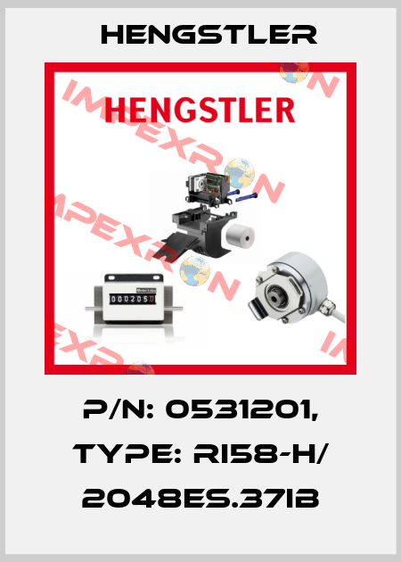 p/n: 0531201, Type: RI58-H/ 2048ES.37IB Hengstler
