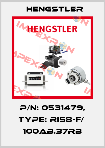 p/n: 0531479, Type: RI58-F/  100AB.37RB Hengstler