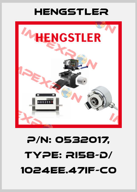p/n: 0532017, Type: RI58-D/ 1024EE.47IF-C0 Hengstler