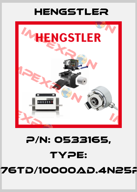 p/n: 0533165, Type: RI76TD/10000AD.4N25RF Hengstler