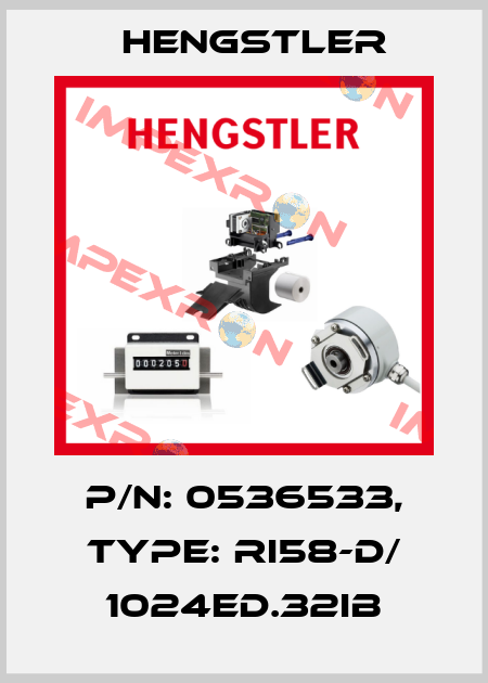 p/n: 0536533, Type: RI58-D/ 1024ED.32IB Hengstler