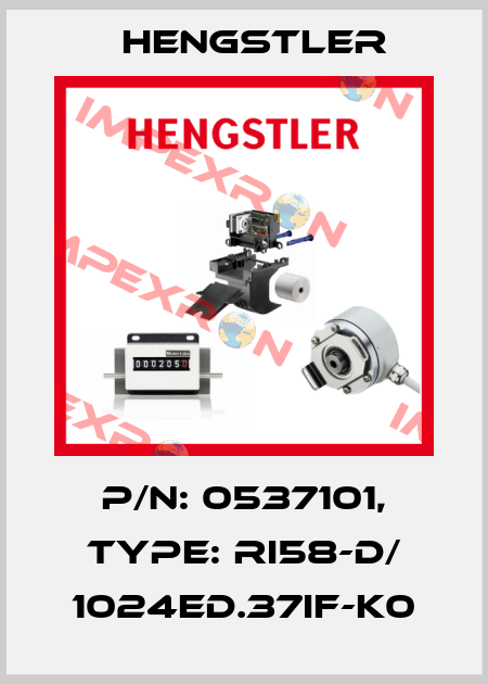 p/n: 0537101, Type: RI58-D/ 1024ED.37IF-K0 Hengstler