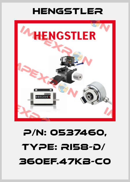 p/n: 0537460, Type: RI58-D/  360EF.47KB-C0 Hengstler