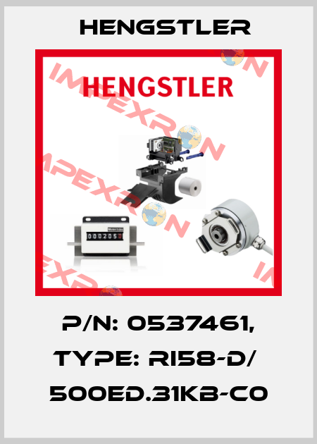 p/n: 0537461, Type: RI58-D/  500ED.31KB-C0 Hengstler