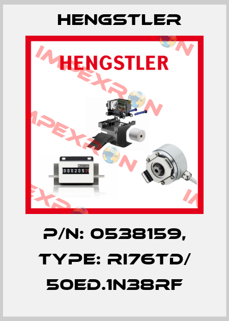 p/n: 0538159, Type: RI76TD/ 50ED.1N38RF Hengstler