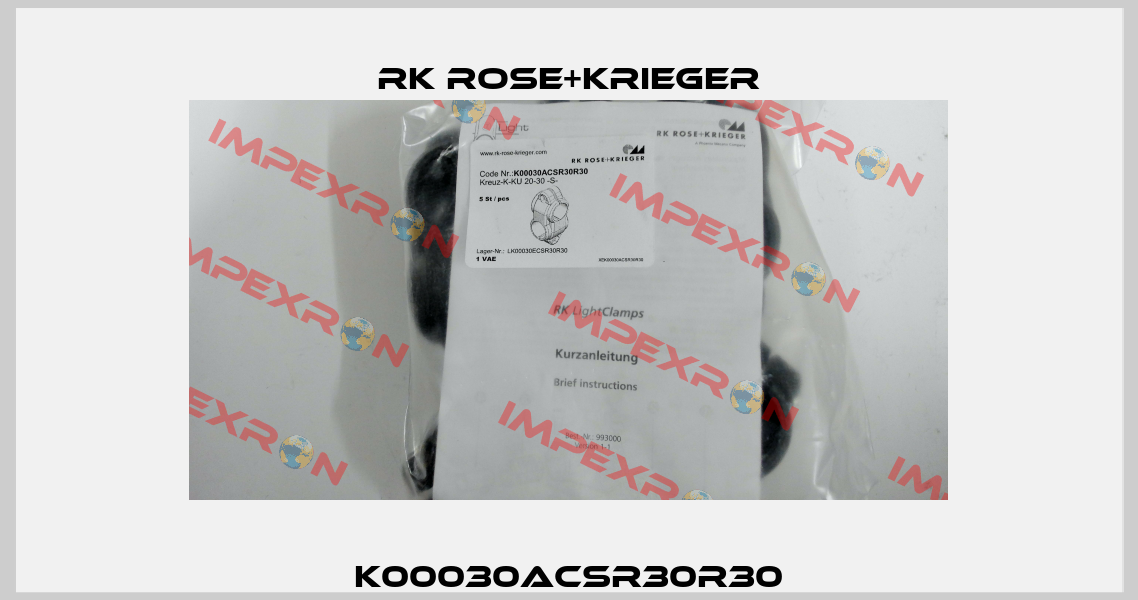 K00030ACSR30R30 RK Rose+Krieger