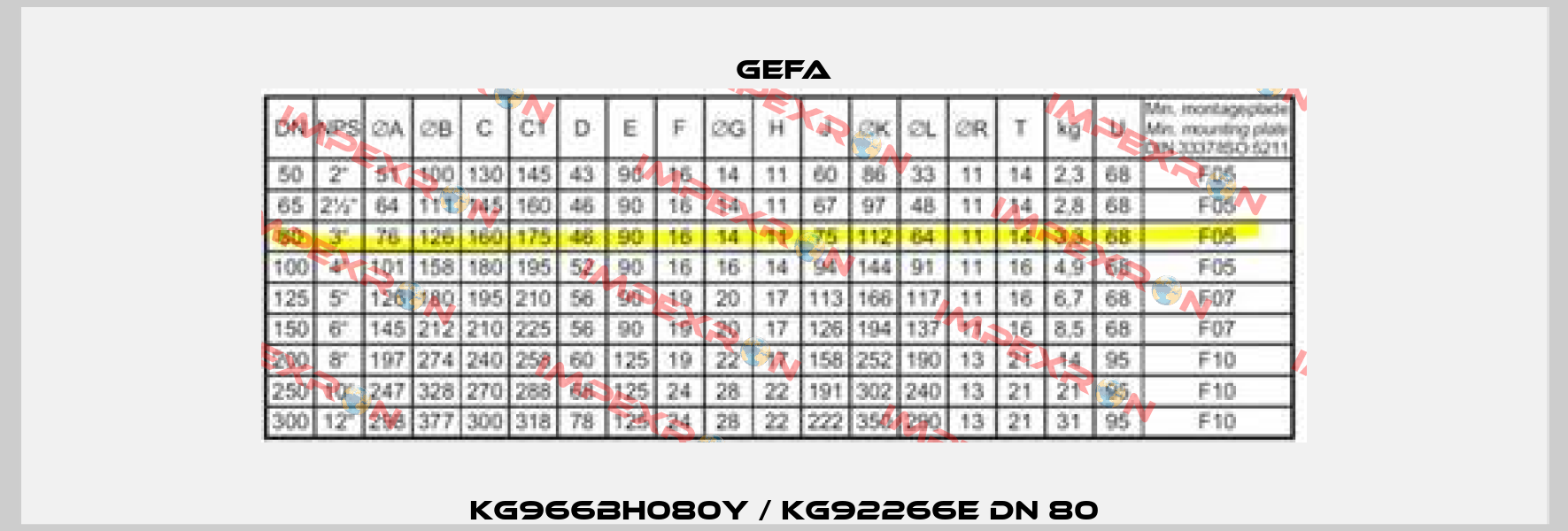 KG92266E  Gefa