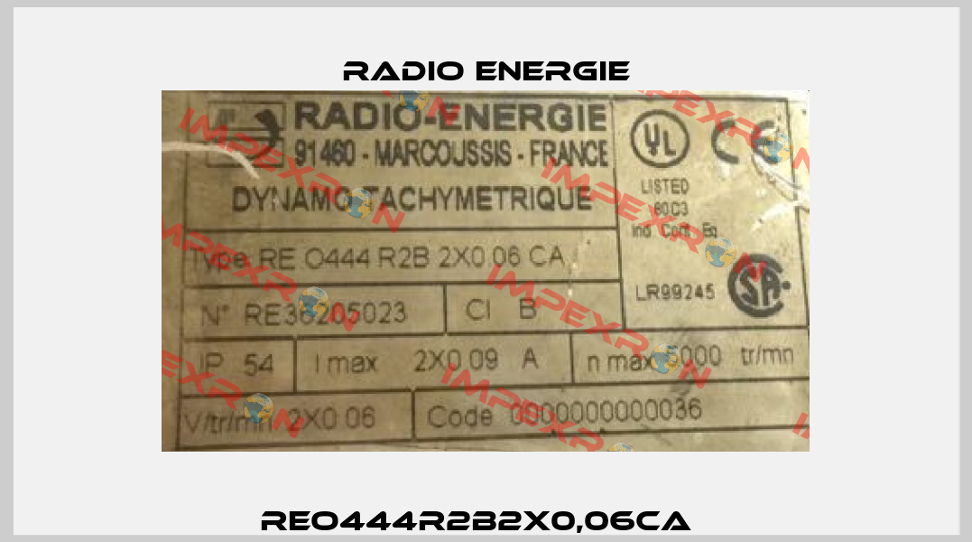 REO444R2B2X0,06CA   Radio Energie