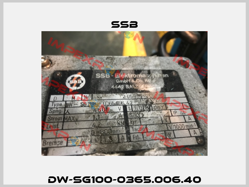 DW-SG100-0365.006.40 SSB