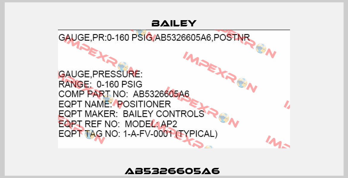 AB5326605A6  Bailey