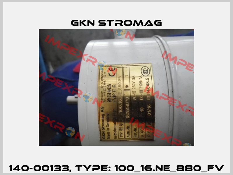 140-00133, Type: 100_16.NE_880_FV GKN Stromag
