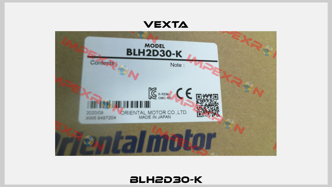 BLH2D30-K Vexta