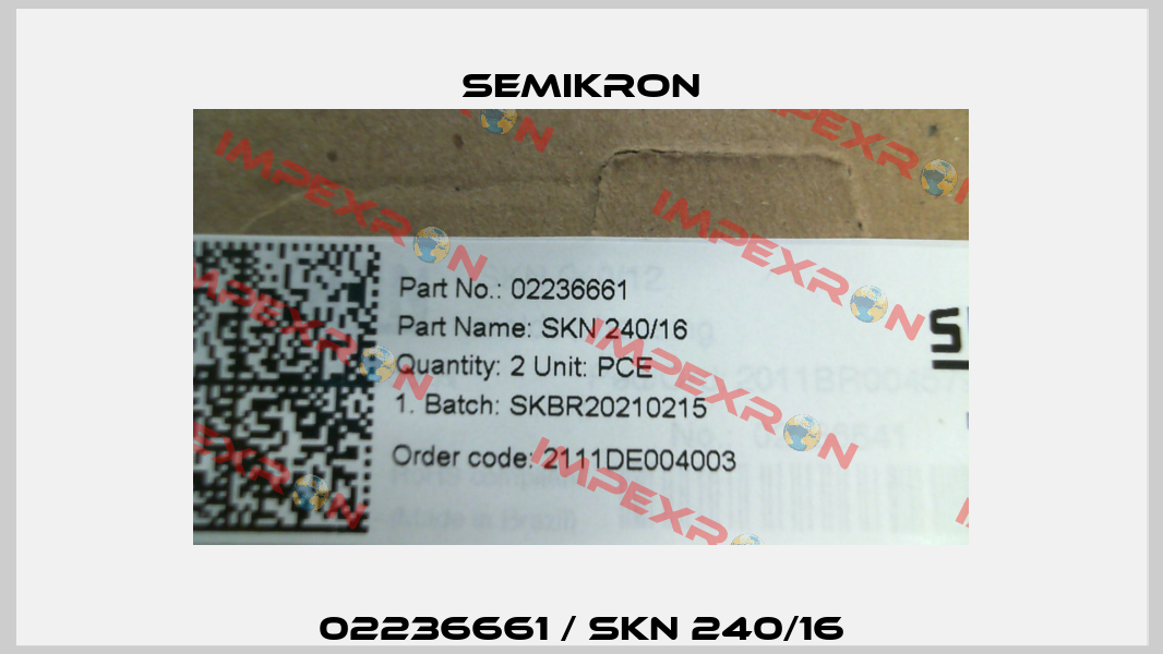 02236661 / SKN 240/16 Semikron