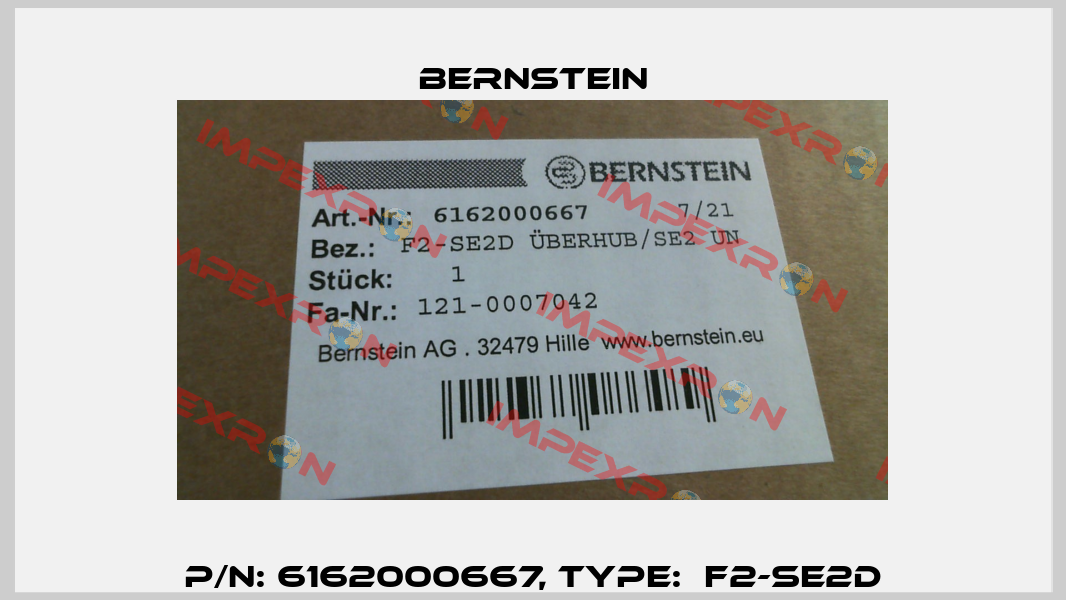 P/N: 6162000667, Type:  F2-SE2D Bernstein