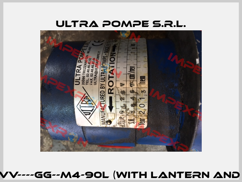 PGLG--28VVV----GG--M4-90L (with lantern and coupling)  Ultra Pompe S.r.l.