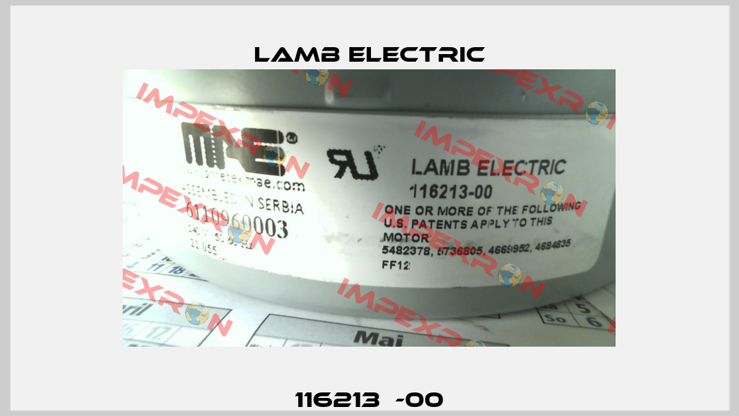 116213­-00 Lamb Electric