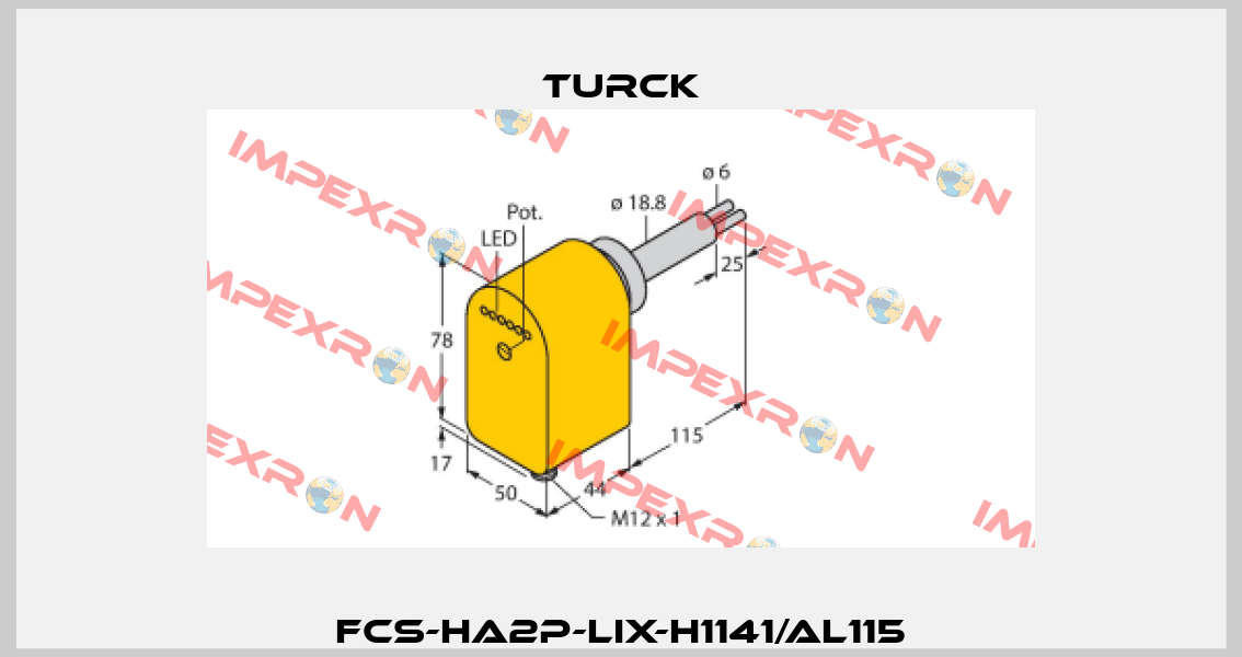 FCS-HA2P-LIX-H1141/AL115 Turck
