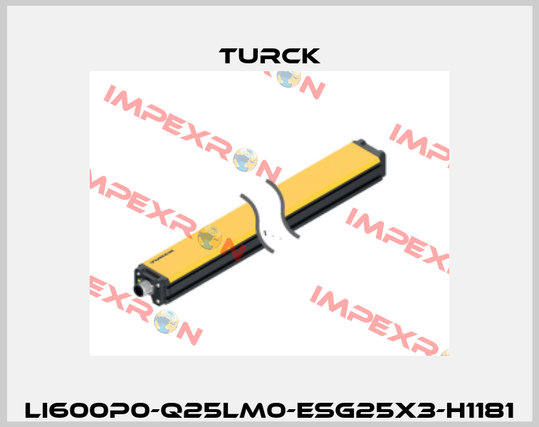 LI600P0-Q25LM0-ESG25X3-H1181 Turck