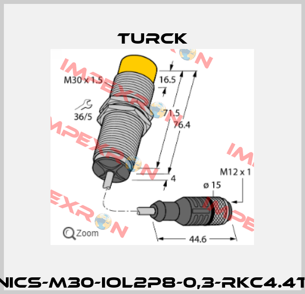 NICS-M30-IOL2P8-0,3-RKC4.4T Turck