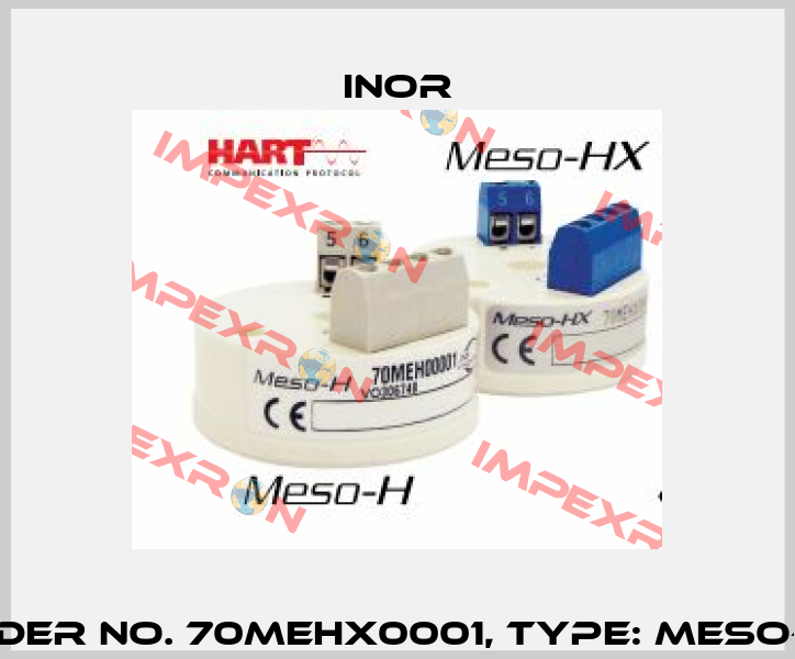 Order No. 70MEHX0001, Type: MESO-HX Inor