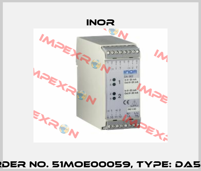 Order No. 51MOE00059, Type: DA562 Inor