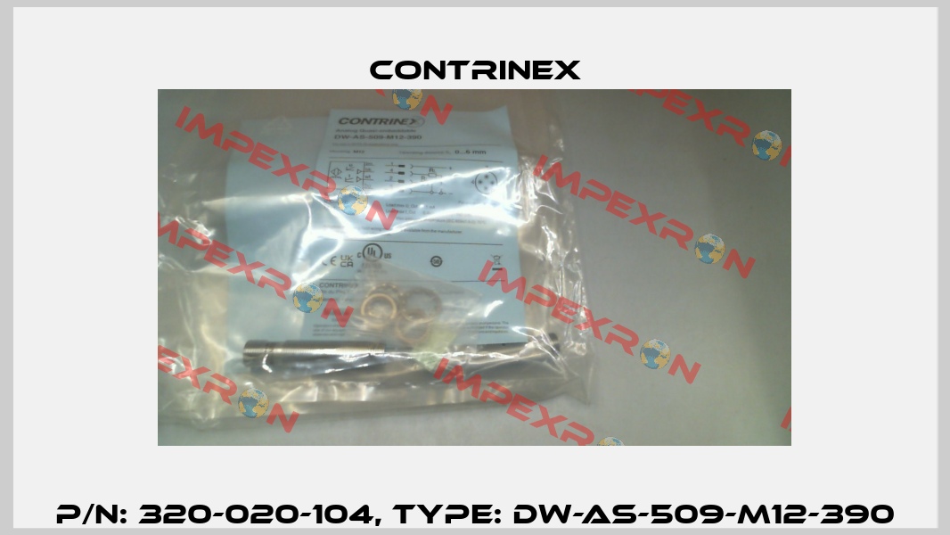 p/n: 320-020-104, Type: DW-AS-509-M12-390 Contrinex