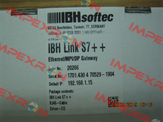 20266 / IBH Link S7++ IBHsoftec