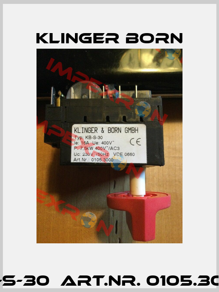 KB-S-30  Art.Nr. 0105.3000 Klinger Born