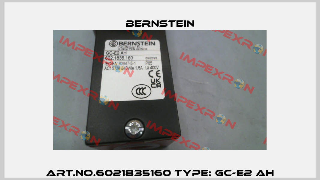 Art.No.6021835160 Type: GC-E2 AH Bernstein