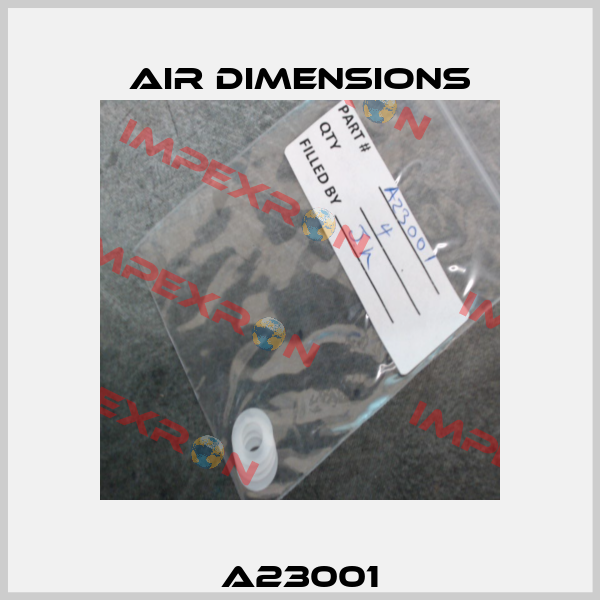 A23001 Air Dimensions